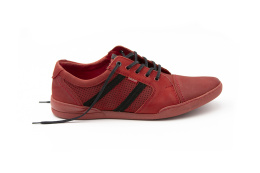 Buty męskie skóra casual red PolBut od dobrebutypl